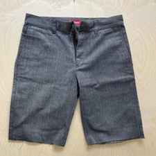 Supreme Denim cut off Chino Gray Jeans Pants Size 32 Made In The USA