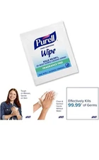 Alcohol Formula Hand Sanitizing Wipes 284 Count Fragrance Free Individually .