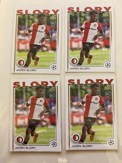 2024-25 Topps Uefa Club - Jaden Slory #160 Northern Lights (RC), LEIA O ANÚNCIO!!!! - Imagem 3 de 4