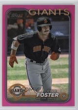 2024 Topps Pro Debut Fuchsia Foil 59/199 Cole Foster #PD-132 0h29