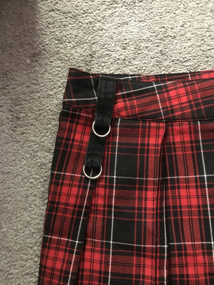 Falda De Colección Tripp NYC Daang Goodman Plisada Gótica Y2K Talla Grande Foto 2 de 4