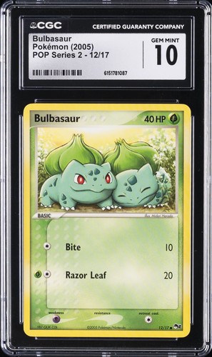 Bulbasaur graded CGC 10 for sale on eBay
