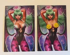 Zirty Girlz #3 Morrigan NYCC Nice & Risque 2x Signed Nathan Szerdy  & Anna Zhou