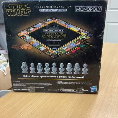 Monopoly Star Wars Complete Saga Edition Board Game 630509893256| eBay