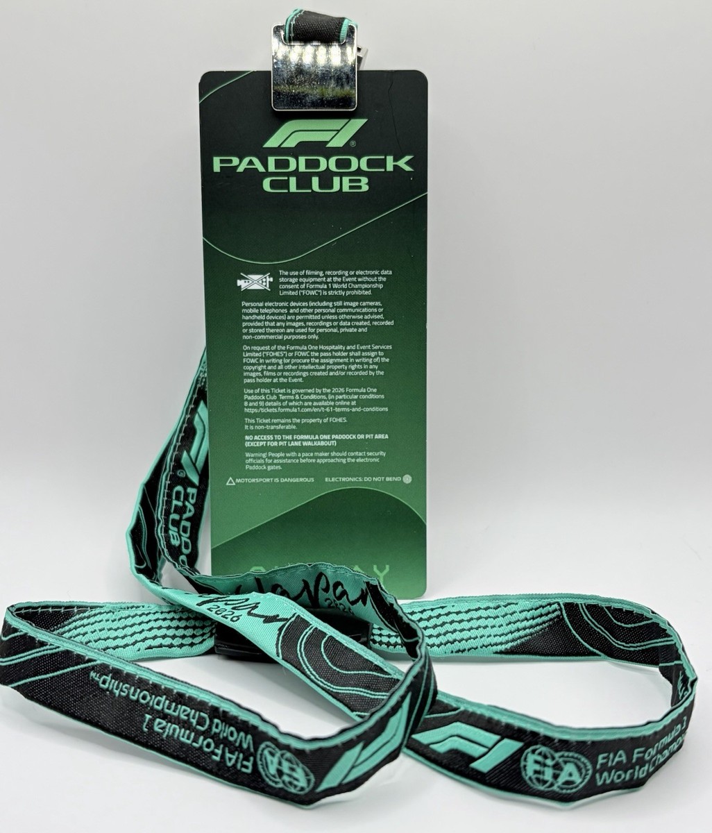 F1 PADDOCK CLUB WEEKEND PASSES JAPAN GP 2026 ASTON MARTIN F1 TEAM