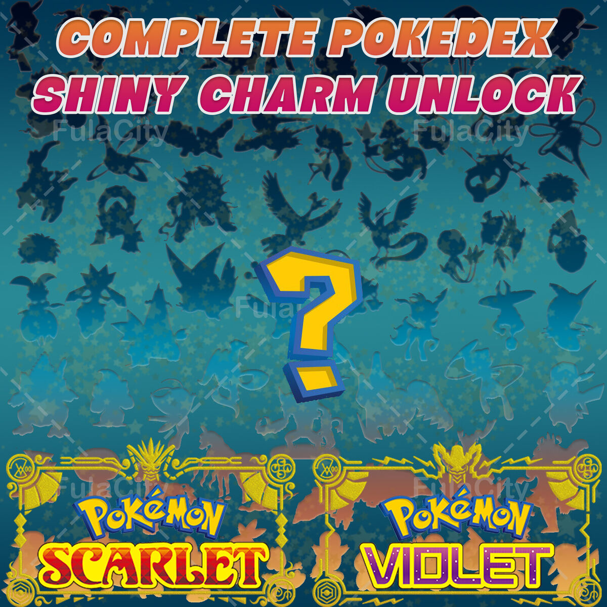 COMPLETE POKEMON SCARLET & VIOLET POKEDEX ✨SHINY CHARM UNLOCK ✨ PLEASE READ