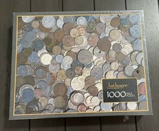 Vintage 1985 Milton Bradley Puzzle1000 Make a Mint 25 32 Sealed New