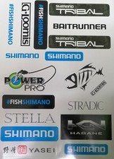 18 Aufkleber Shimano Tribal Baitrunner G.Loomis Power Pro Stella Yasei Stradic 