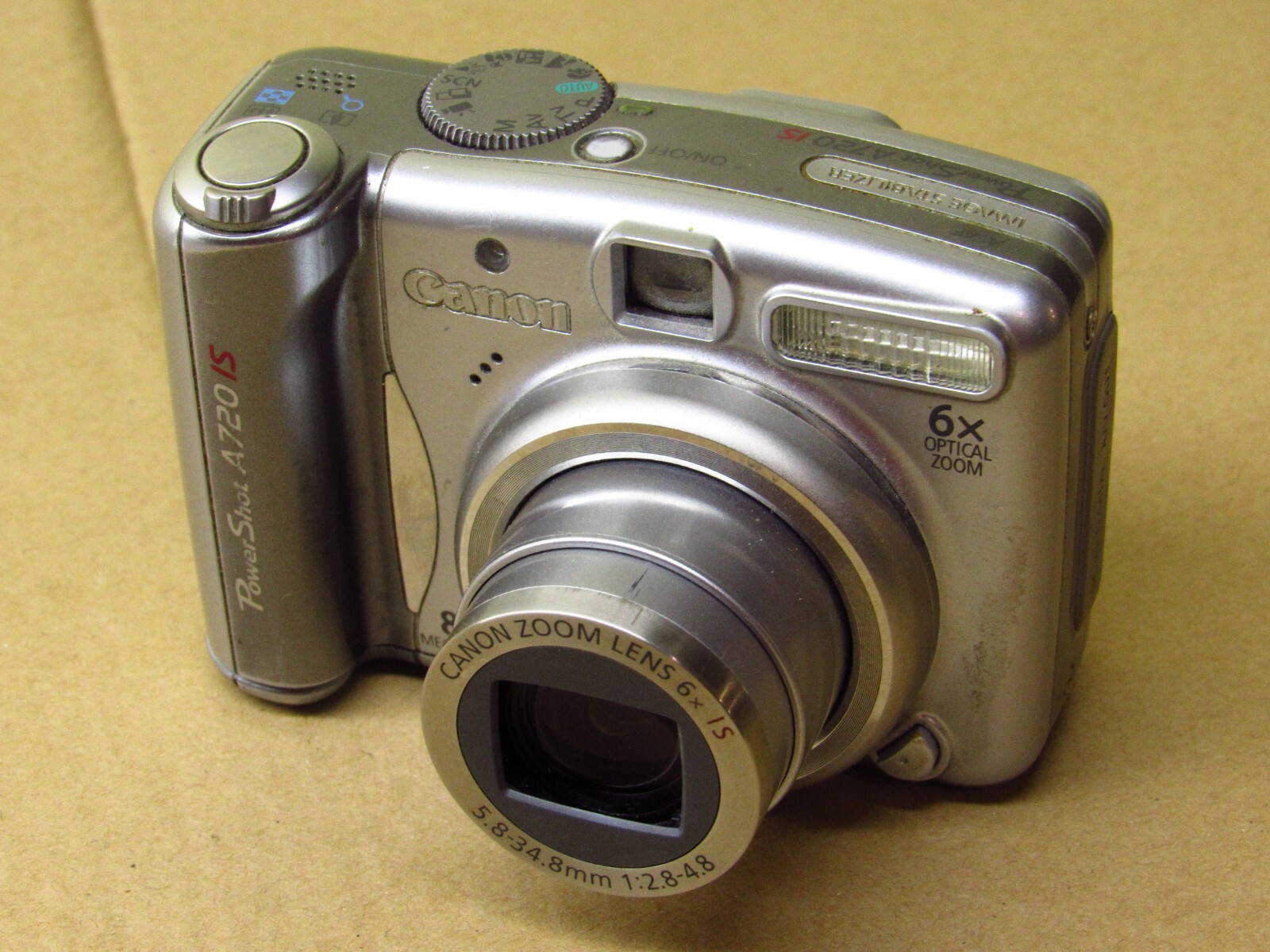 Canon PowerShot A720 IS Silver digital camera eBay