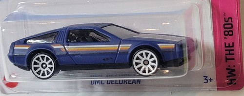 Mattel Hot Wheels DMC DeLorean HW: The 80's #8/10 Dark Blue Diecast 1:64 101/250 - Picture 3 of 3