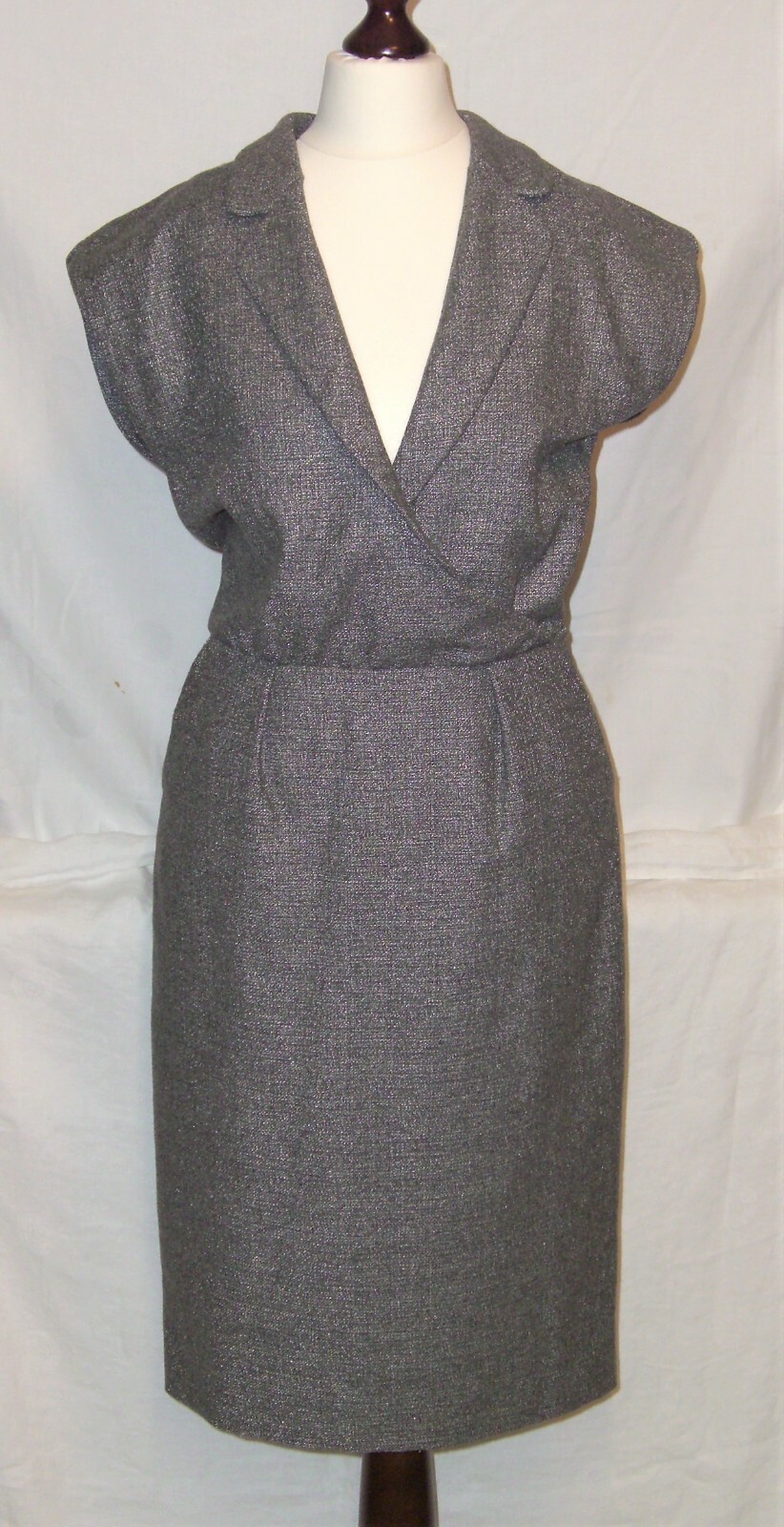 YVES SAINT LAURENT = Abito Edizione 24 XS S 34 36 Gonna a Matita Autunno YSL