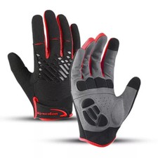 Mountain Bike Gloves Padded Full Finger Touch Screen for BMX MX ATV MTB Racing
