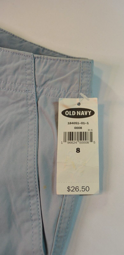 Y2K 03' Old Navy Women's Blue Chino Capri NWT Old Stock Waist 31 L 25.5 - Picture 13 of 19