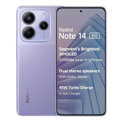 REDMI Note 14 5G(Purple 128 GB 6GB RAM)6.67'' Dimensity 7025 Ultra Global Version