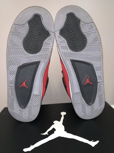 Nike Air Jordan 4 Retro GS Toro Bravo Fire/White-Red-Cement Grey Größe 4,5 Jugend - Bild 13 von 16