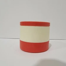 Vintage Model #7000 Aladdin Red Insulated Soup Thermo Jar Insulated Canister USA