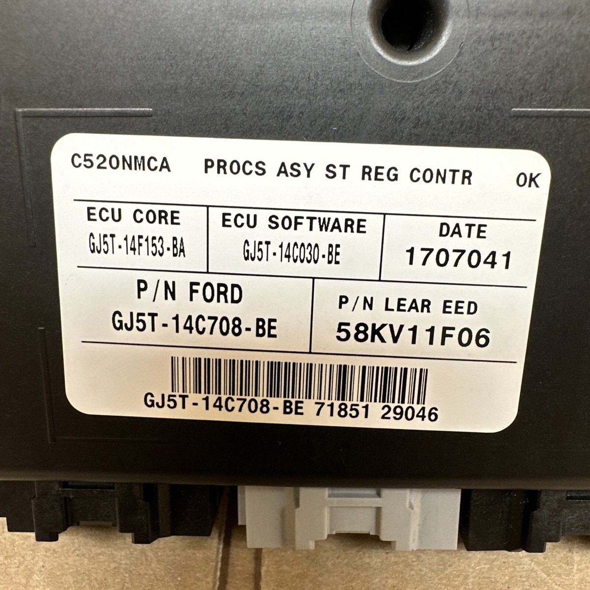 CDF G83 ドラムユニット 未開封品 2017 Ford Escape Front Left Driver Side Seat Memory Module GJ5T