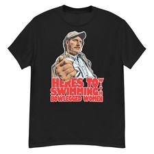 Jaws Quint Tshirt -here's to swimming with bow legged women