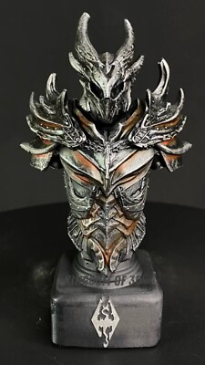Skyrim Daedric Armor Bust, Elder Scrolls Skyrim Figurines, Resin Statue