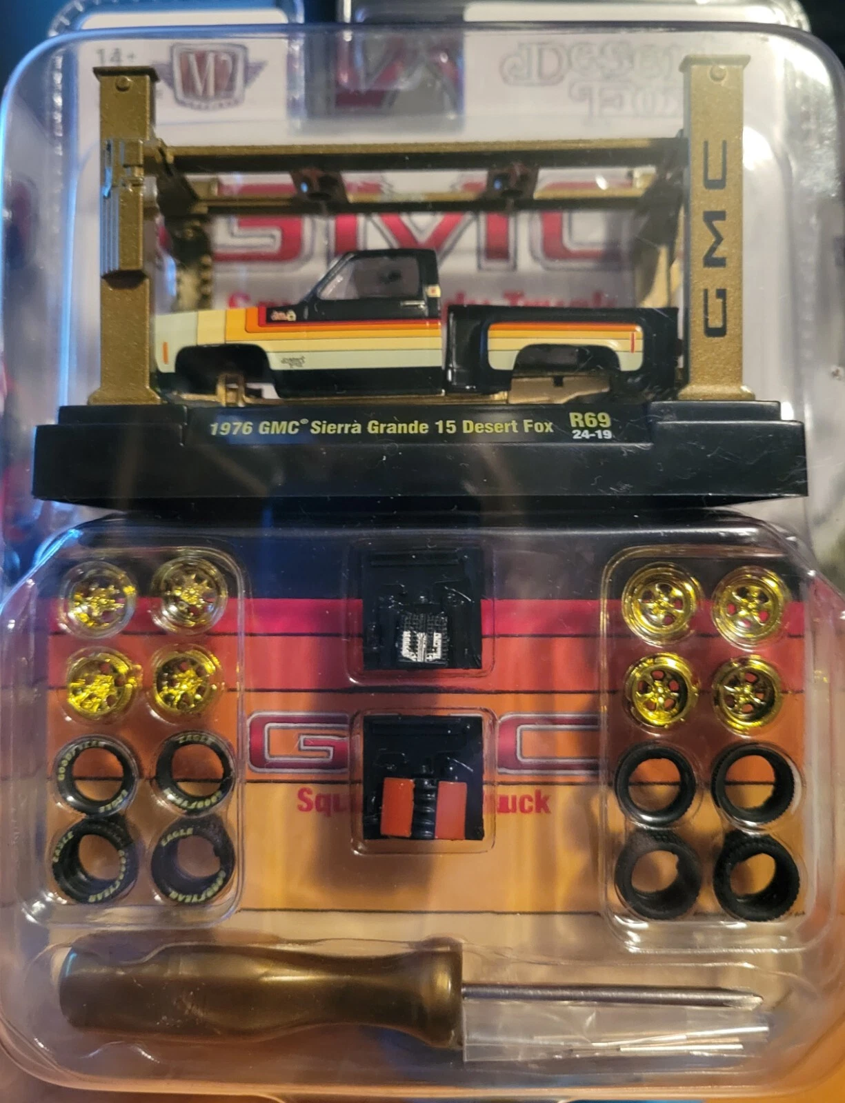 M2 LIMITED EDITION CHASE 750 IN THE WORLD 1976 GMC SIERRA GRANDE 15 DESERT FOX