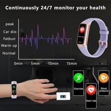 Fitness Tracker with 24/7 Blood Oxygen Heart Rate and Sleep Monitor