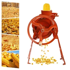 2-In-1 Corn Thresher Hand Corn Cob Sheller Corn Kernels Thresher Machine 10cm US