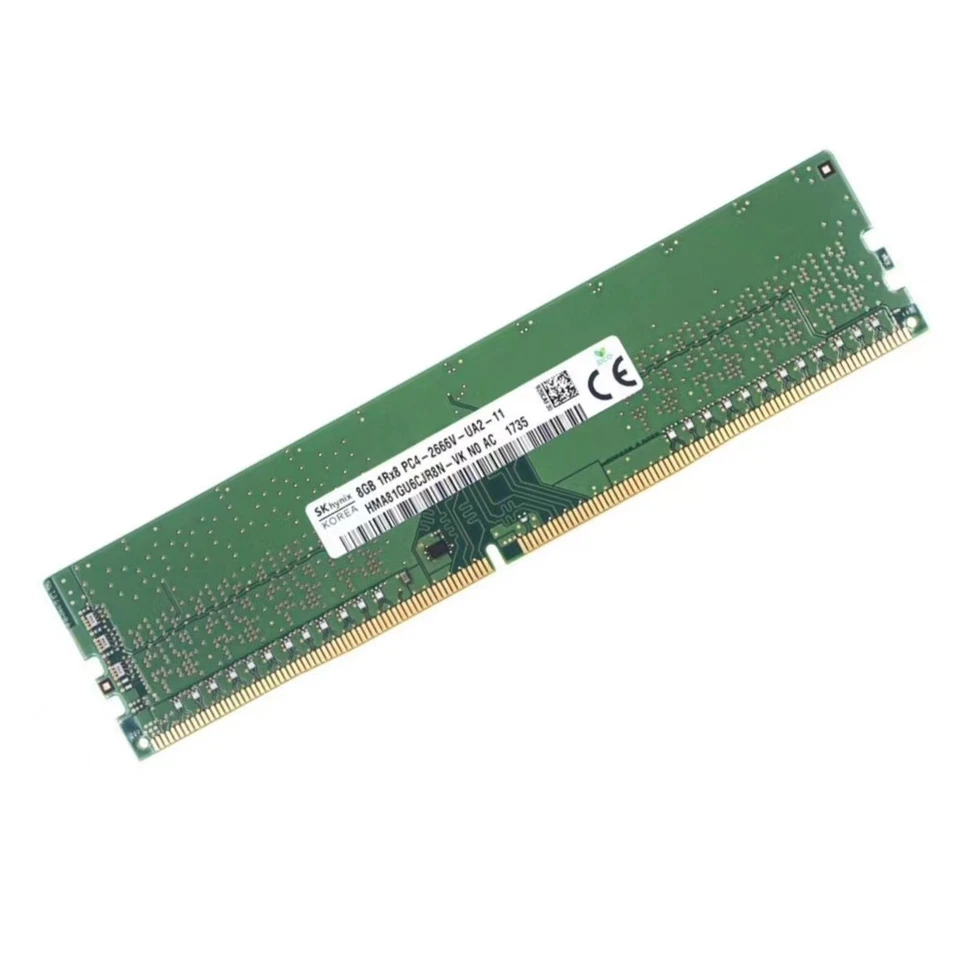 Hynix 32GB (4X8GB) DDR4 2666MHz PC4-21300 1RX8 UDIMM Memory Ram HMA81GU6CJR8N-VK - Image 4 of 4