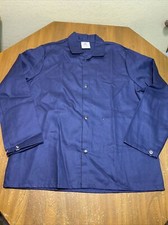 Steiner FR Navy Blue Flame Resistant Long Sleeve Uniform Work Shirt Jac Men's L