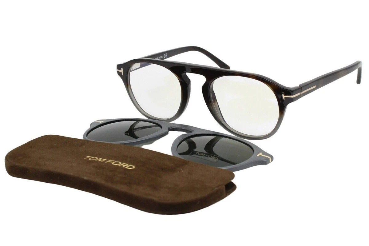 New TOM FORD TF5533 B 55N 49mm Brown Havana Fade Eyeglasses