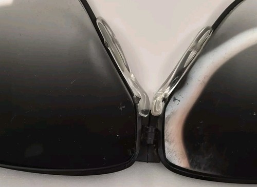 Porsche Carrera Vintage Folding Sunglasses 1980's Black Frame Smoke Lens Austria - Picture 8 of 9