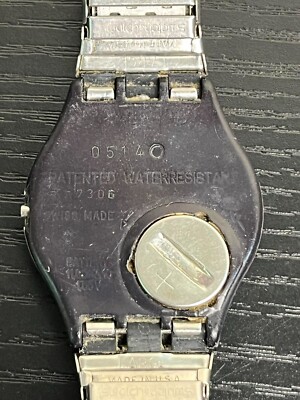 Swatch 90s watch stretch expansion band for parts or restore | eBay
