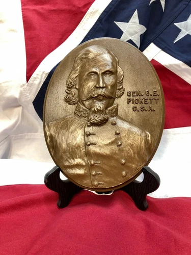 Gen. George Pickett – Plaque in Bonded Bronze