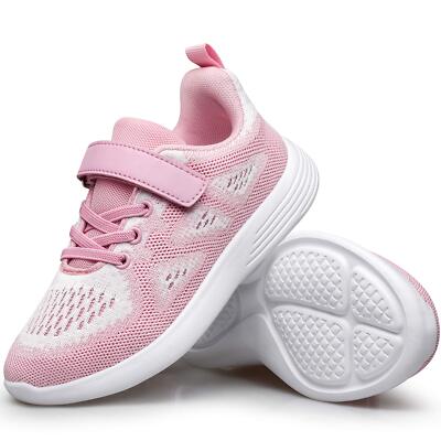 YHOON Kids Sneakers Slip-on Running Shoes Sports for Boys and Girls Pink Toddler
