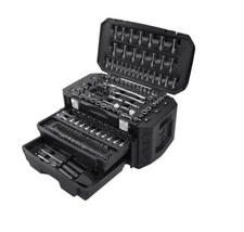HART 215-Piece Mechanics Tool Set, Multiple Drive, Chrome Finish