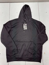 J. Come Solid Black Pullover Hoodie Mens Size 2Xl