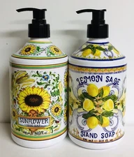 Home & Body Co. ~ Lemon Sage & Sunflower Hand Soap 21.5 fl oz Each
