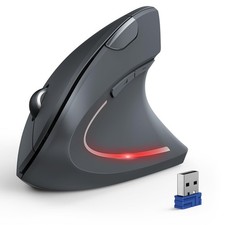 Ergonomic Mouse, Wireless Bluetooth Vertical Mouse, 4800 DPI Optical Tracking...