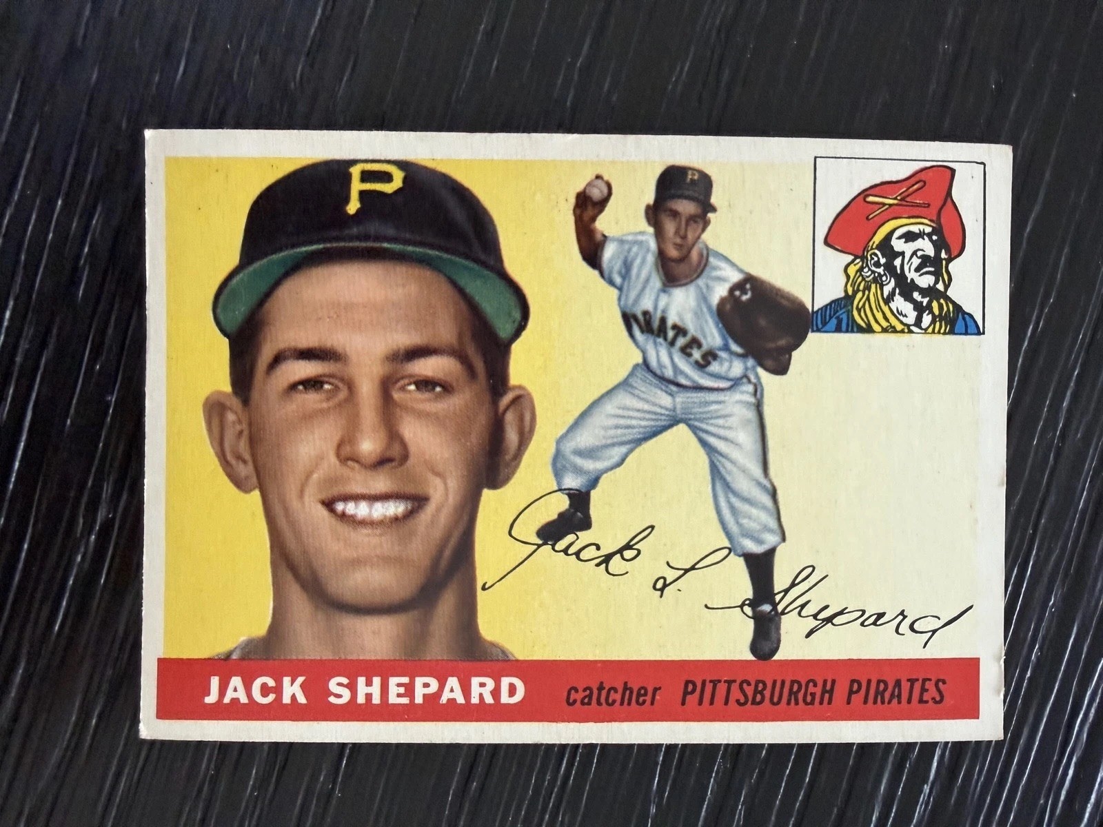 1955 Topps - Jack Shepard #73 ROOKIE VG