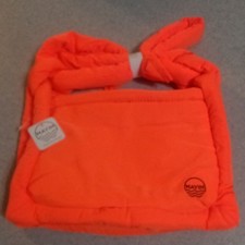 Mayim Orange Nylon Puffy Shoulder Purse Bag