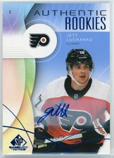 2024-25 UD SP Game Used Jett Luchanko 262 Authentic Rookies Auto