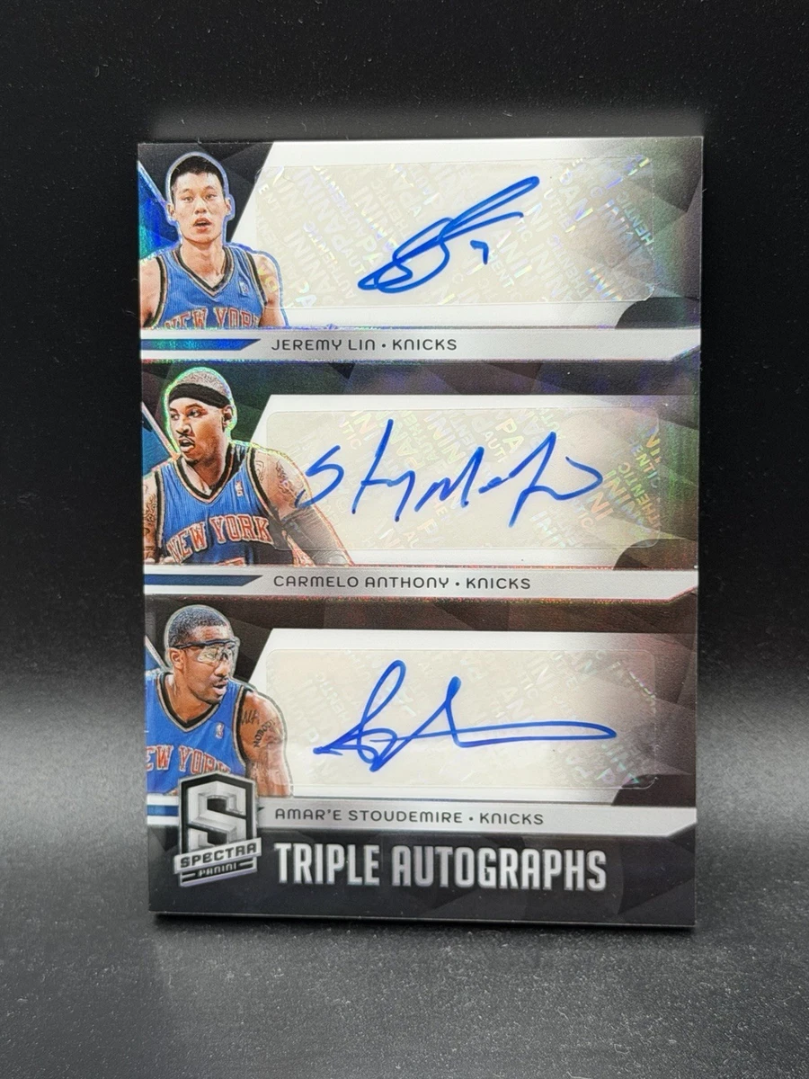 Jeremy Lin New York Knicks Basketball Autographed Sports Trading