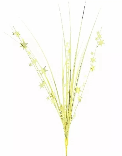 Five (5) Gold Star Onion Grass Centerpiece Weddings Parties Cakes Flower design - Picture 2 of 2