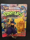 Vintage 1990 Playmates Teenage Mutant Ninja Turtles Shredder 44 Back MOC TMNT