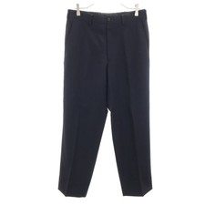 Yohji Yamamoto Made in Japan 100 wool Slacks pants 2 Navy Men's