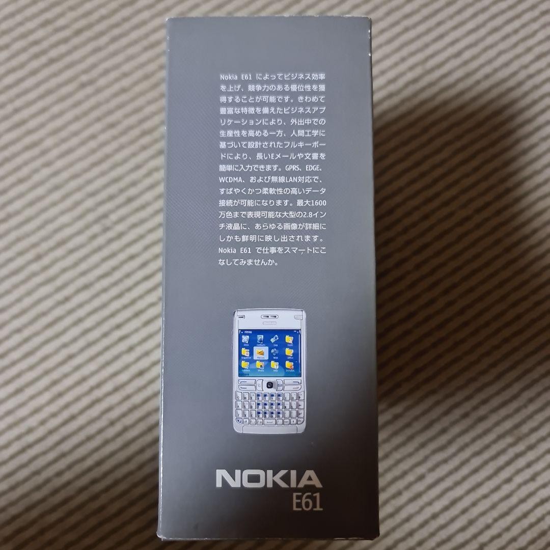 【貴重品】NOKIA E61　未使用 貴重品】NOKIA E61 未使用 NOKIA E61 Gray Smartphone MobilePhone