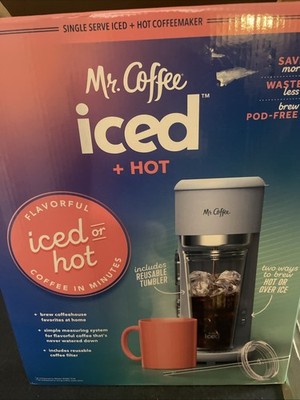 Mr. Coffee Single Served Iced + Hot Tea Coffee Maker 911327-m