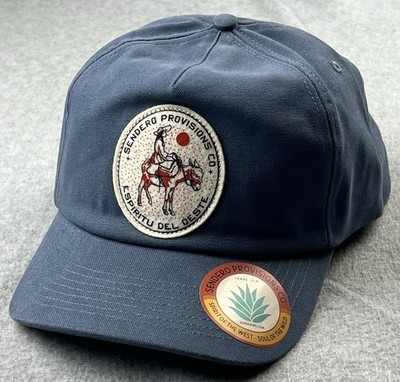 Sendero Provisions Co. Blue Burro Rider Snapback Hat Adjustable NWT