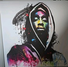 2PAC CANVAS Wall Art Poster Photo Print 51CM x 51CM CANVAS