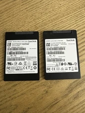 Lot of 2 SanDisk X400 SD9SB8W-256G-1012  256 GB SATA III 2.5" Solid State Drive