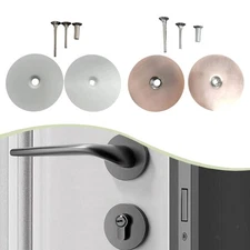 Door Hole Cover Plate Round Door Hole Filler 6.7cm Replacement Knob Hole Cover